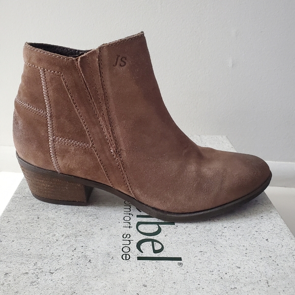 NEW Josef Seibel Taupe Ankle Boots Size 41 (10) - Picture 3 of 5